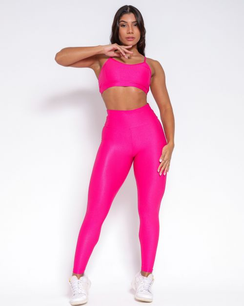 Conjunto Calça Empina Slim Compressão + Top Elisa