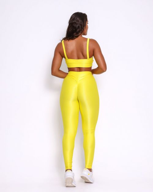 Conjunto Calça Empina Ajuste Compressão + Top Tai