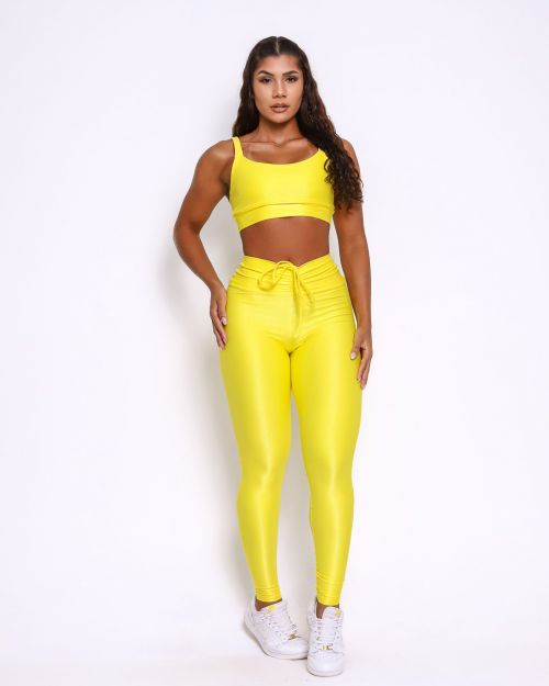 Conjunto Calça Empina Ajuste Compressão + Top Tai