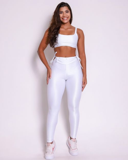 Conjunto Calça Empina Ajuste Compressão + Top Tai