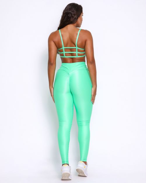 Conjunto Calça Empina Ajuste Compressão + Top Aline