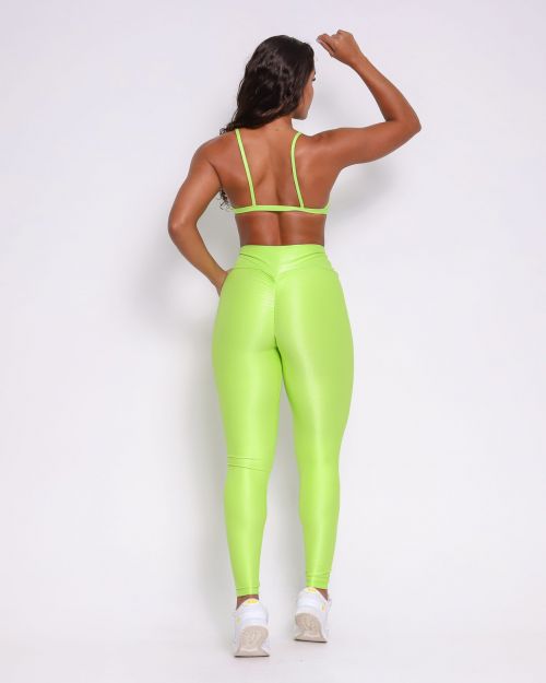 Conjunto Calça Legging Empina Compressão + Top Rafa