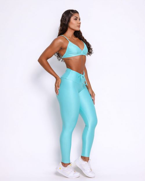 Conjunto Calça Legging Empina Compressão + Top Rafa