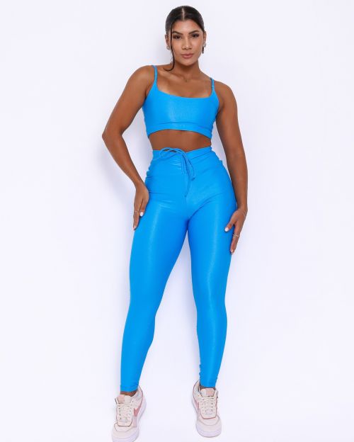 Conjunto Calça Legging Empina Compressão + Top Bruna