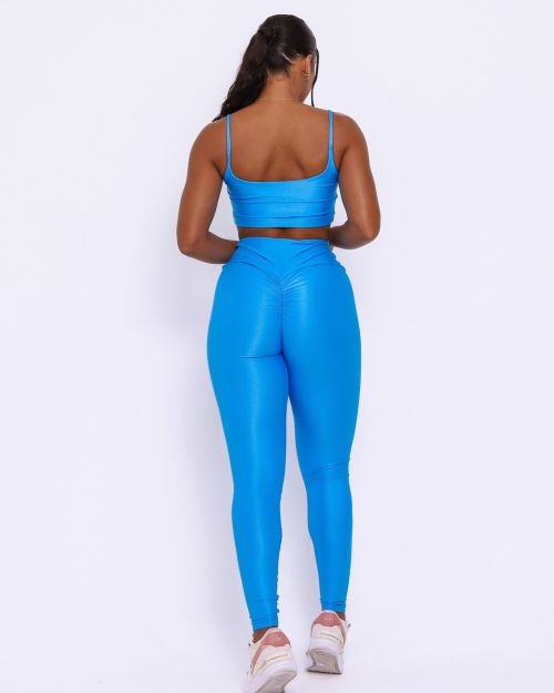 Conjunto Calça Legging Empina Compressão + Top Bruna