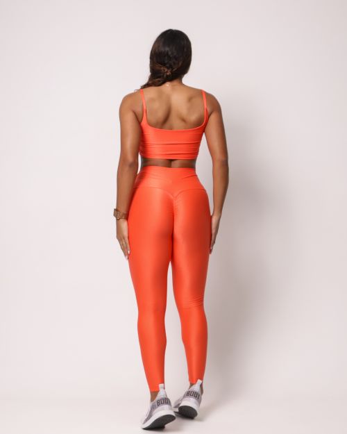 Conjunto Calça Legging Empina Compressão + Top Bruna