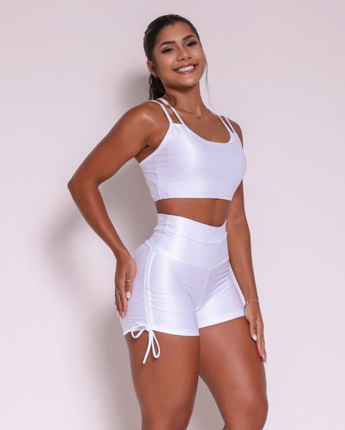 Conjunto Short Empina Cross Compress�o + Top Lari