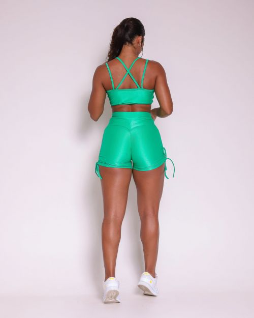 Conjunto Short Empina Cross Compress�o + Top Lari
