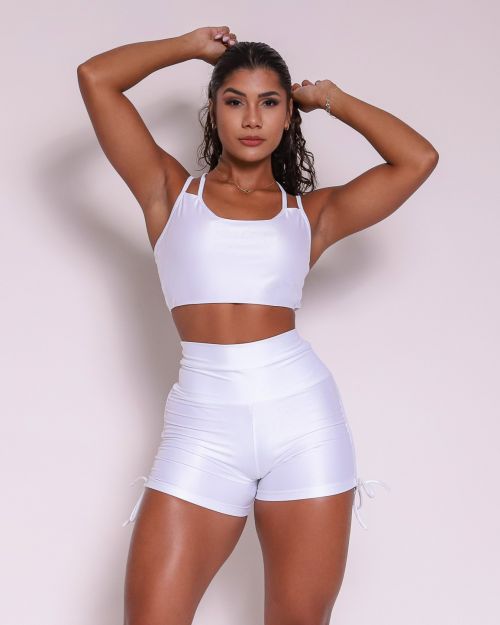Conjunto Short Empina Cross Compress�o + Top Lari