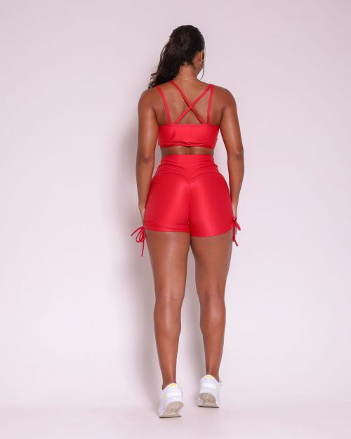 Conjunto Short Empina Cross Compress�o + Top Lari