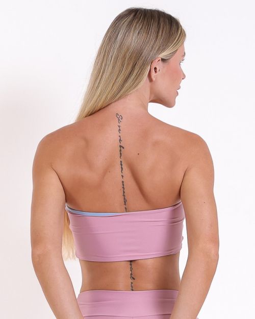 Top Faixa Dupla Face Light Bicolor
