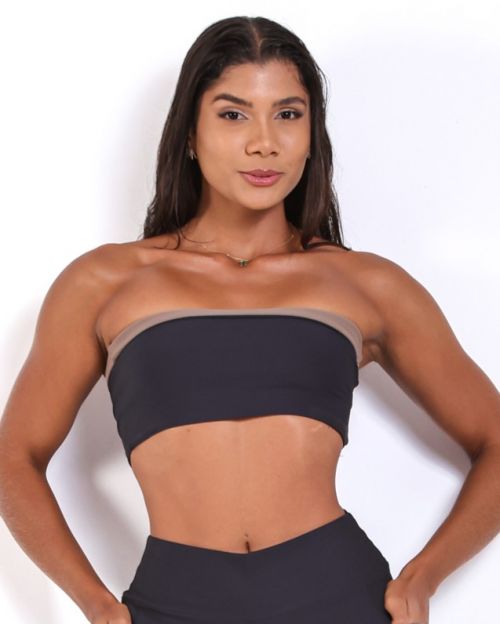 Top Faixa Dupla Face Light Bicolor