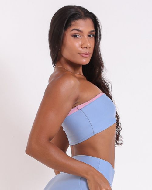 Top Faixa Dupla Face Light Bicolor