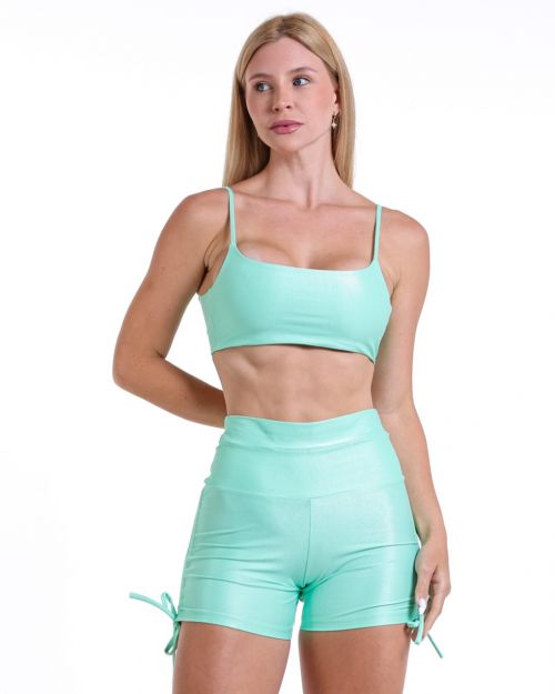 Conjunto Short Empina Cross Compress�o + Top Ju