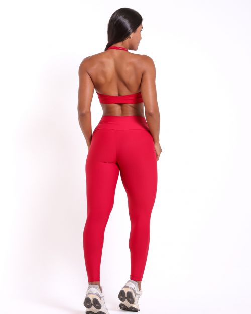 Conjunto Cal�a Legging B�sica Light + Top Jhully