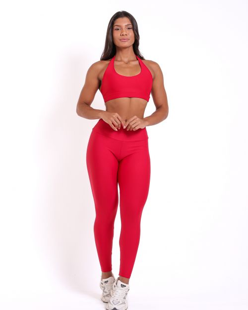 Conjunto Cal�a Legging B�sica Light + Top Jhully