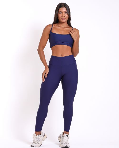 Conjunto Cal�a Legging B�sica Light + Top Bruna