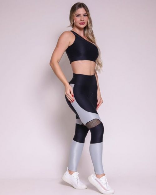 Conjunto Calça Legging Ana Compressão + Top Paloma