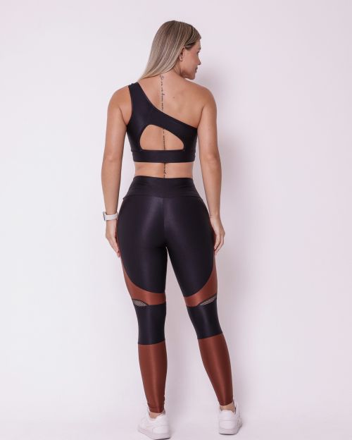 Conjunto Calça Legging Ana Compressão + Top Paloma