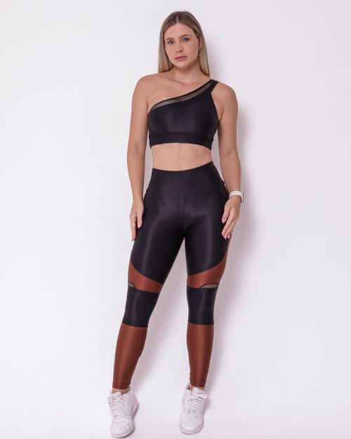 Conjunto Calça Legging Ana Compressão + Top Paloma