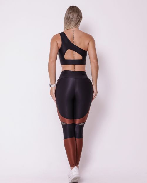 Conjunto Calça Legging Ana Compressão + Top Paloma