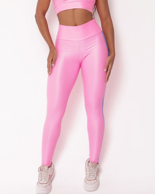 Calça Legging Balance Compressão Bicolor