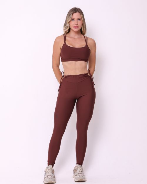 Conjunto Calça Empina Ajuste Light + Top Lu