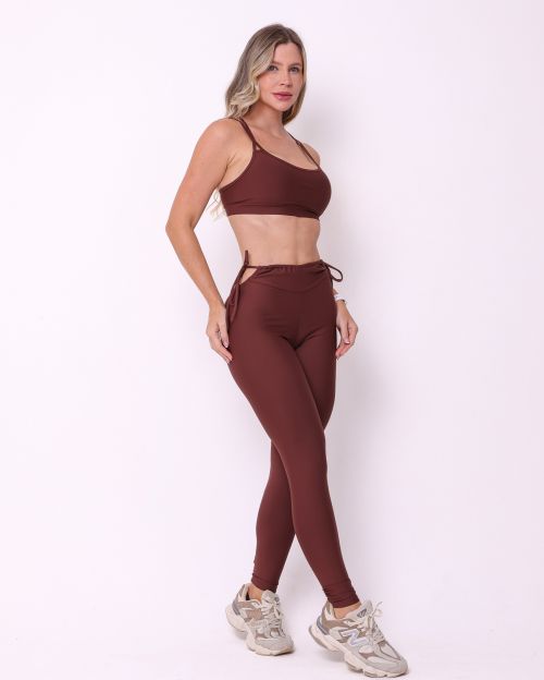 Conjunto Calça Empina Ajuste Light + Top Lu