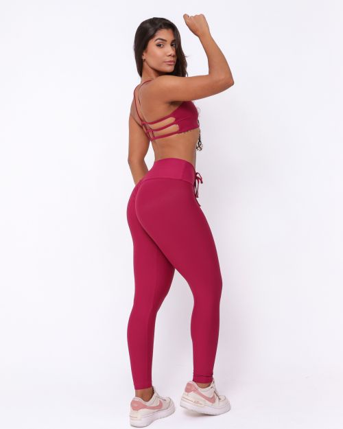 Conjunto Calça Legging Empina Light + Top Aline
