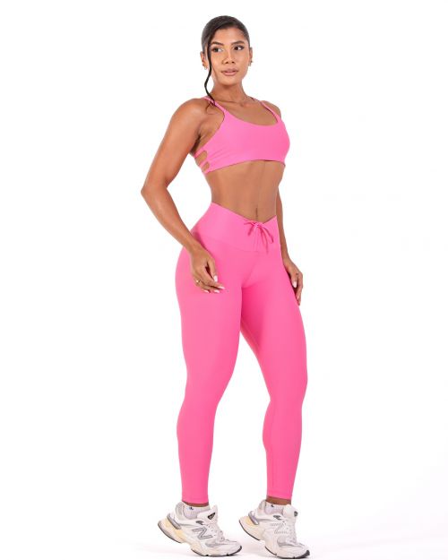 Conjunto Calça Legging Empina Light + Top Aline