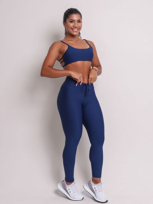 Conjunto Calça Legging Empina Light + Top Aline