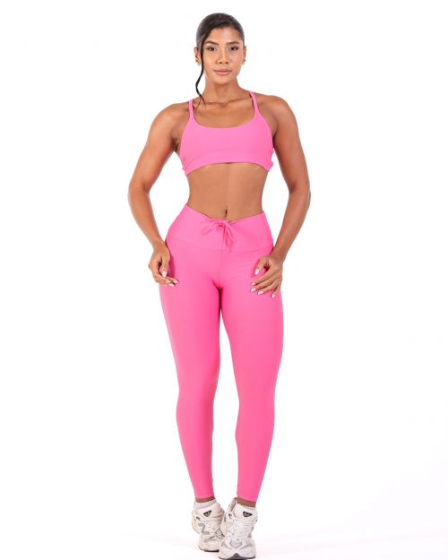 Conjunto Calça Legging Empina Light + Top Aline