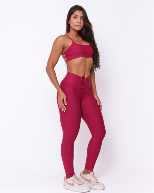Conjunto Calça Legging Empina Light + Top Aline