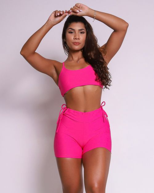Conjunto Short Empina Ajuste Light + Top Aline
