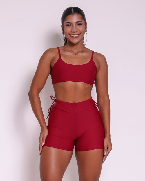 Conjunto Short Empina Ajuste Light + Top Aline