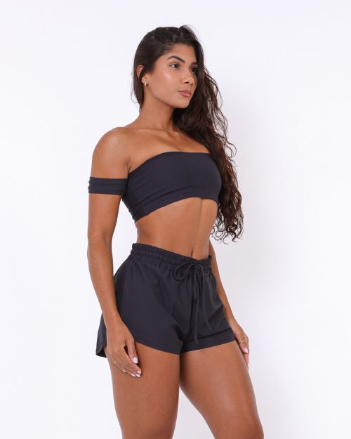 Conjunto Short Boxer Basic Light + Top Ciganinha