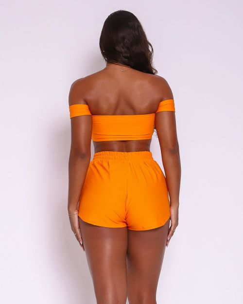 Conjunto Short Boxer Basic Light + Top Ciganinha