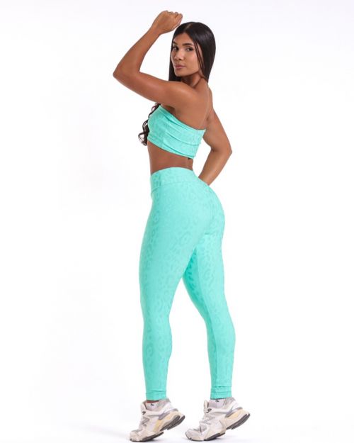 Conjunto Calça Básica New Onça Fit + Top Faixa