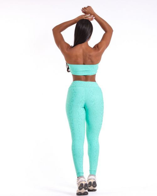 Conjunto Calça Básica New Onça Fit + Top Faixa