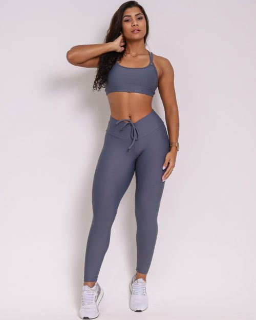 Conjunto Calça Empina Light + Top Lu