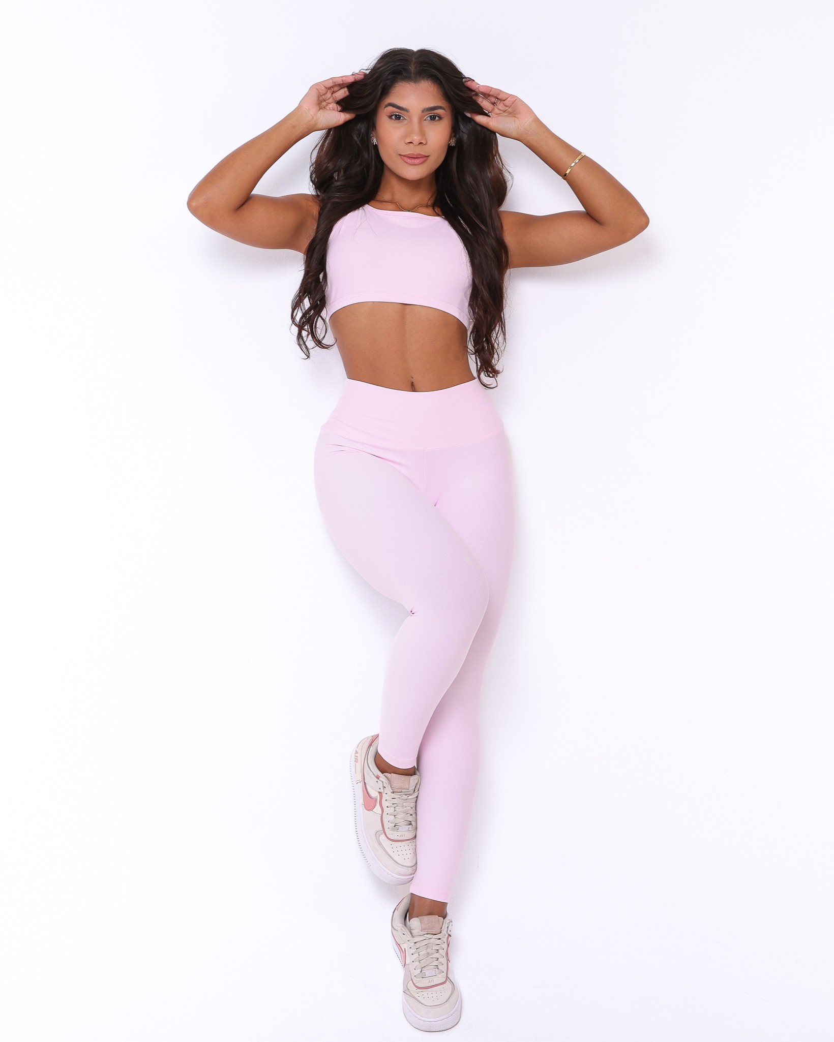 Conjunto Calça Legging Básica Light + Top Paula