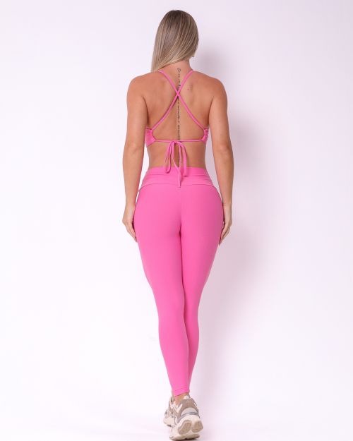 Conjunto Calça Legging Básica Light + Top Paula
