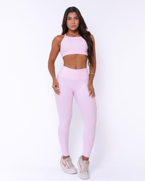 Conjunto Calça Legging Básica Light + Top Paula