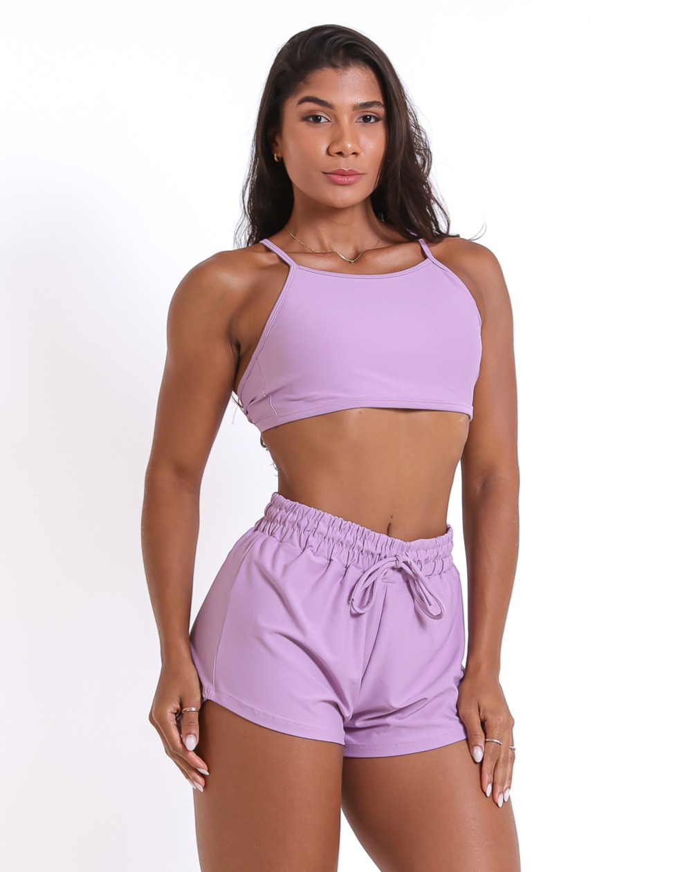 Conjunto Short Boxer Basic Light + Top Paula