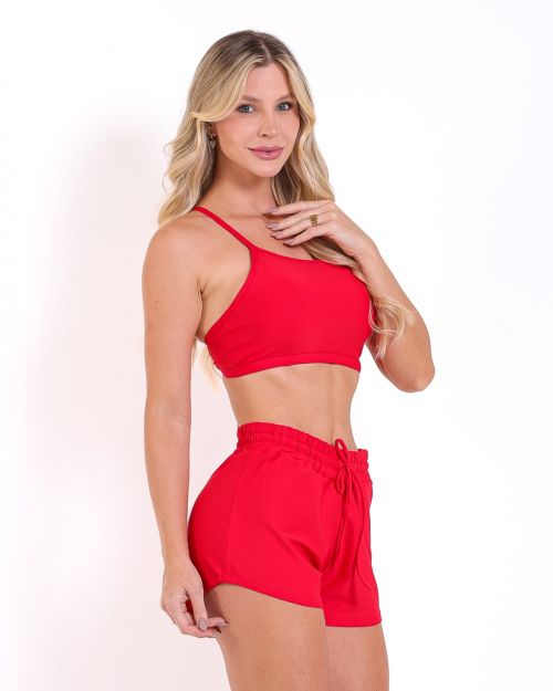 Conjunto Short Boxer Basic Light + Top Paula