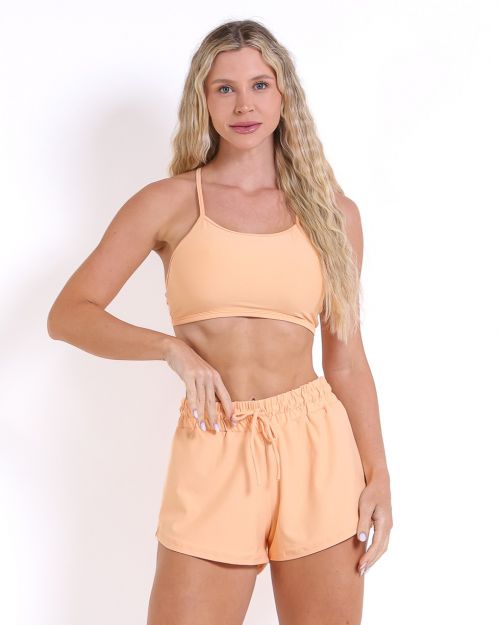 Conjunto Short Boxer Basic Light + Top Paula