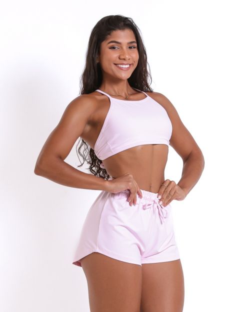 Conjunto Short Boxer Basic Light + Top Paula
