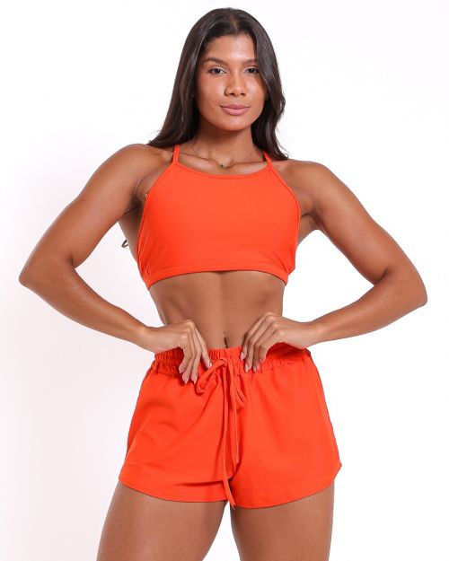 Conjunto Short Boxer Basic Light + Top Paula