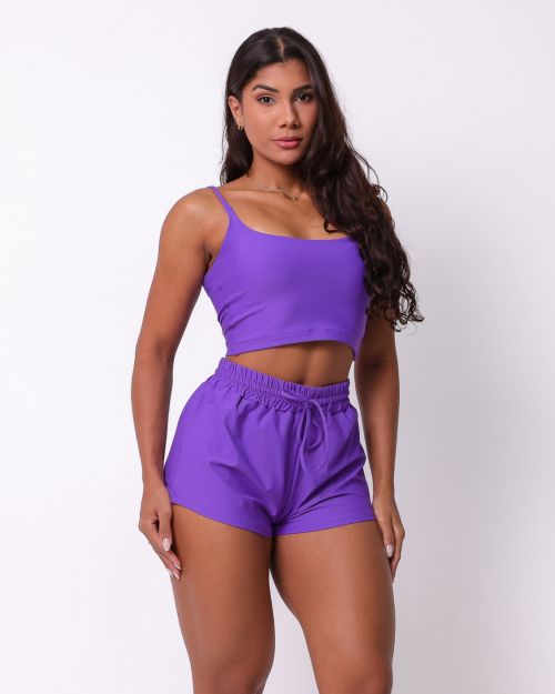 Conjunto Short Boxer Basic Light + Top Regatinha