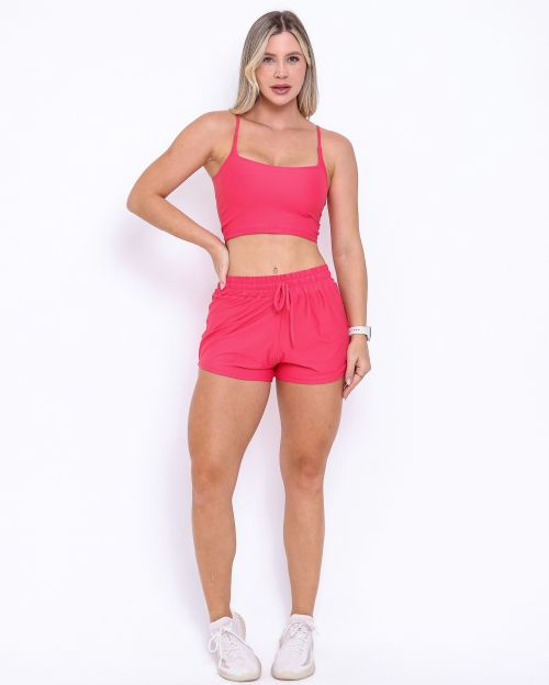 Conjunto Short Boxer Basic Light + Top Regatinha